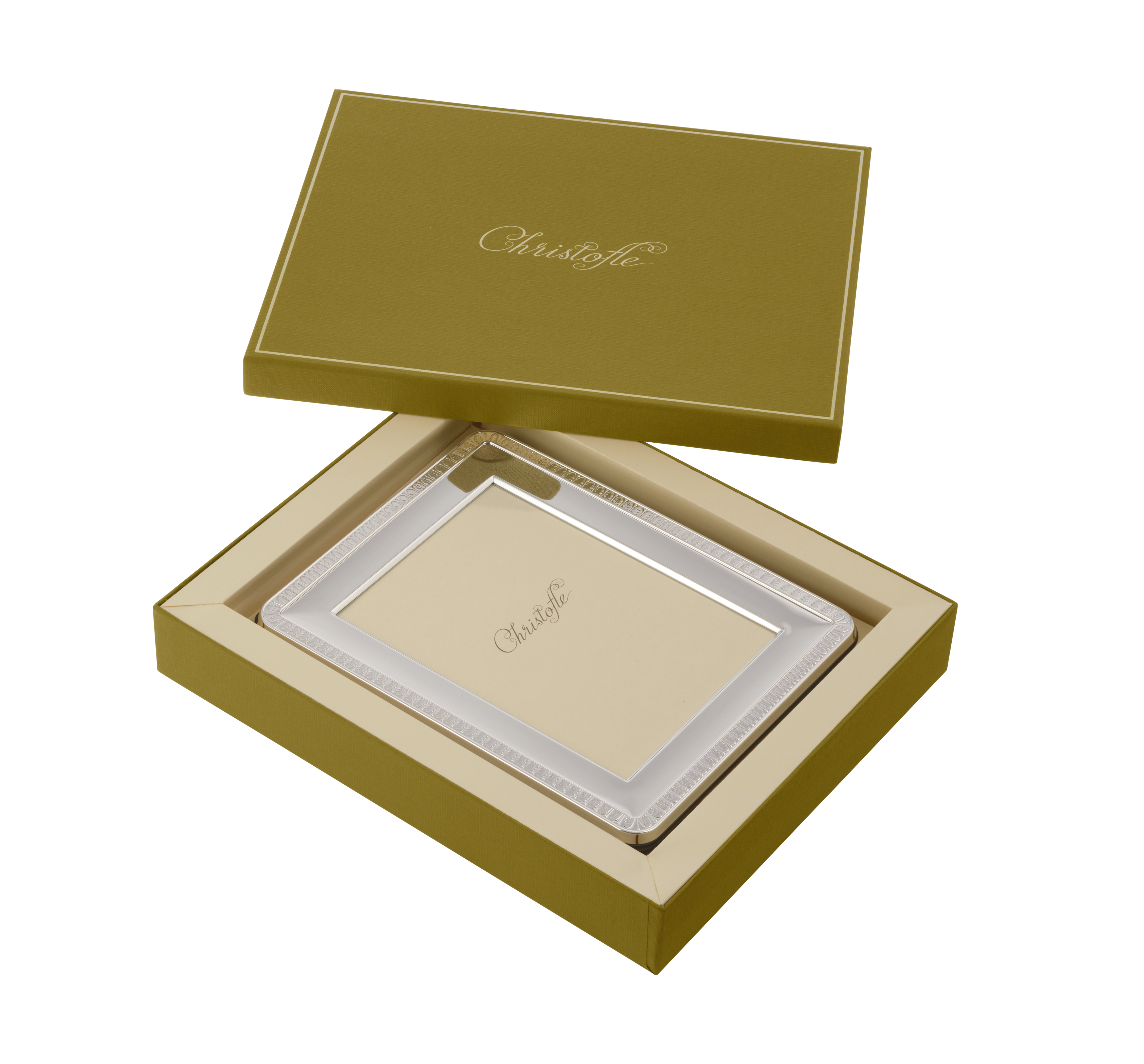 CHRISTOFLE クリストフル フォトフレーム マルメゾン Silver plated Malmaison picture frame - for 13 x 18 cm photos